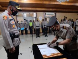 Wakapolres Pimpin Sertijab Beberapa Perwira Di Polres Bungo