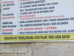 Kegiatan Peningkatan Jaringan Irigasi Dengan Dana Alokasi Khusus (DAK) Tahun 2021