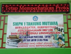 Pembelajaran Tatap Muka Terbatas SMPN 1 Tanjung Mutiara Dengan Menerapkan Prokes