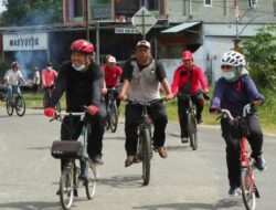 Bupati Mashuri Gowes Bersama Sambut Hut Kabupaten Bungo Ke 56 Tahun