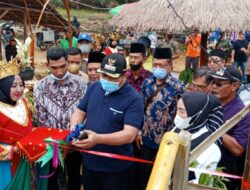 Berlokasi di Kecamatan Pelepat Ilir, Bupati Mashuri Resmikan Wisata Baru Green Aquatic Park.