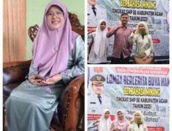 Siswi SMPN 1 Tanjung Mutiara Ikut Memeriahkan Lomba Bercerita Buya Hamka Berbahasa Minang