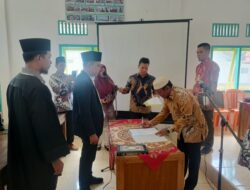 Ilham Bungo Resmi Dilantik Sebagai Kepala Kampung Punti Luhur