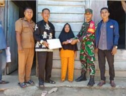 Menjelang Lebaran Idul Fitri, Pemdus Sungai Mancur Salurkan BLT DD Bulan Januari, Februari dan Maret Kepada 21 KK.