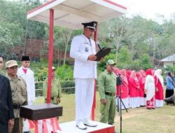Pimpin Upacara Hut RI Ke 78, Rio Dusun Empelu Ajak Masyarakat Teladani Semangat Para Pejuang.