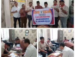 PT.KAMU Serahkan Dana Kompensasi Tahun 2023, Terhadap Kerapatan Adat Nagari Manggopoh
