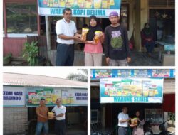 PT.AMP Plantation Bantu Pedagang Dengan Pemasangan Merk Spanduk Produk Wilmar
