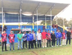 Resmi Dibuka, 74 Club Sepak Bola Siap Berlaga Rebut Piala Rio Cup 1 Dusun Teluk Kecimbung