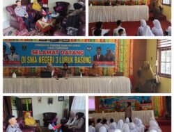 Pembukaan MPLS SMAN 3 Lubuk Basung, Dihadiri Oleh KBO Binmas Jajaran Polres Agam