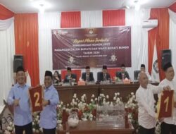 Sah! KPU Bungo Umumkan Hasil Pengundian Nomor Urut Calon Bupati dan Wakil Bupati Bungo