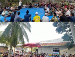Masyarakat Dusun Sungai Gambir Sambut Misi Perubahan Dedy-Dayat