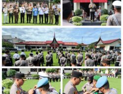 Polres Agam Adakan Apel Gelar Pasukan Operasi Zebra Singgalang 2024