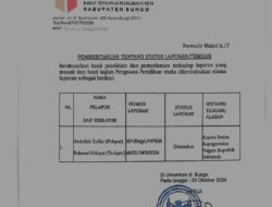 Dugaan Pelanggaran Netralitas ASN Pejabat Bungo Diteruskan Bawaslu ke BKN RI