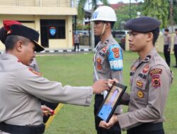 Kapolres Bungo Pimpin Upacara PTDH In Absentia 1 Personel Polres Bungo