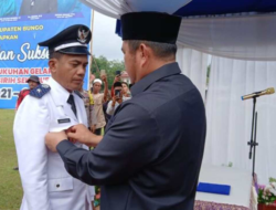 Bupati Bungo Lantik Rio Dusun Sekapur Sirih