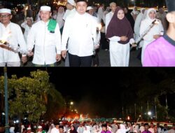 Pemkab Bungo Bersama Ribuan Masyarakat Tumpah Ruah Meriahkan Pawai  Obor Sambut Tahun Baru Islam 1447 H