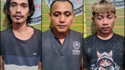 Satresnarkoba Polres Bungo Tangkap 3 Pria Diduga Penyalahgunaan Narkotika