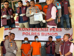Hampir 1 Kg Sabu Berhasil Disita, Dua Pengedar Berhasil Diringkus Satresnarkiba Polres Bungo