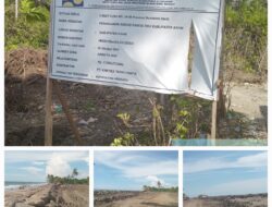 Percepatan Proyek Penanganan Abrasi Pantai Tiku 80% Terealisasi Dengan Baik