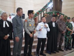 Pastikan Natal dan Tahun Baru Aman, Gubernur Al Haris Bersama Forkopimda Tinjau Gereja dan Pos Pengamanan