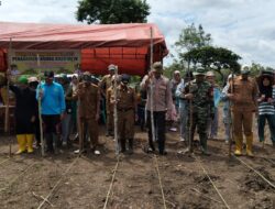 Dukung Swasembada Pangan, Pemerintah Dusun Sungai Mancur Bersama Kapolsek Tanah Sepenggal Lintas Tanam Jagung di Lahan Masyarakat
