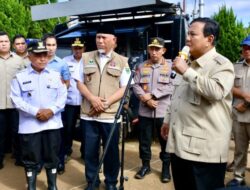 Bupati Agam Sambut Dan Dampingi Langsung Presiden RI Dalam Kunjungan Kerjanya Di Lokasi Terdampak Bencana
