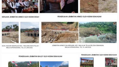 Update Pendampingan Pemulihan Bencana Hedrometeorologi Di Kabupaten Agam