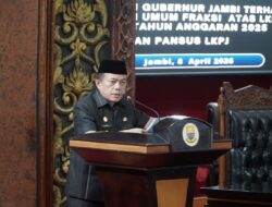 Gubernur Al Haris Sampaikan Jawaban atas Pandangan Umum Fraksi DPRD Terhadap LKPJ 2025, Tegaskan Komitmen Penguatan Fiskal dan Pelayanan Publik