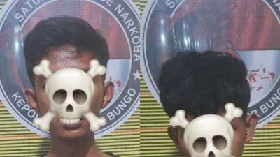 Bawa 21 Gram Sabu, Dua Warga Tebo Diringkus Satresnarkoba Polres Bungo