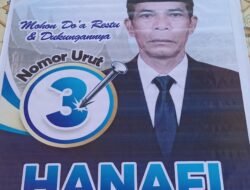 Hanafi Ikuti Tahapan Pencalonan Wali Nagari Campago Selatan