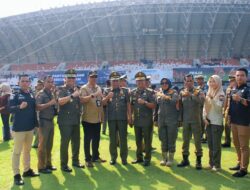 Wakil Gubernur Jambi Hadiri Upacara HUT Satpol PP, HUT Damkar dan HUT Satlinmas di Kota Palembang