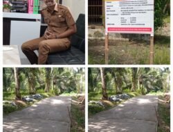 Rabat Beton Jalan Lingkung Dengan Anggaran DD Terealisasi 80% Dengan Baik