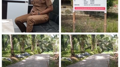 Rabat Beton Jalan Lingkung Dengan Anggaran DD Terealisasi 80% Dengan Baik