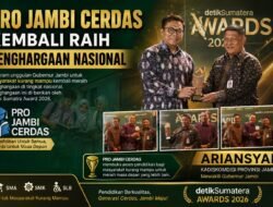 Pemprov Jambi Raih detikSumatera Awards, Kategori Transformasi Pendidikan-Kualitas Hidup