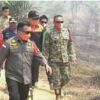 Gubernur Al Haris Pantau Karhutla Tahura di Batang Hari, Dua Waterbombing Disiapkan